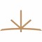 Ekena Millwork Alberta Smooth Timber Gable Bracket, Western Red Cedar, 96"W x 48"H x 3 1/2"D x 3 1/2"F, 12/12 Pitch GBW096X48X0404ALB00SWR - alternate 1